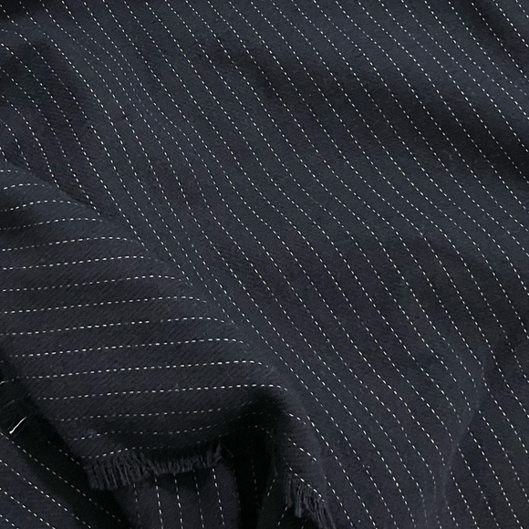 One Fine Day Wool Navy Blue Pinstriped skirt - Picture 2 of 5